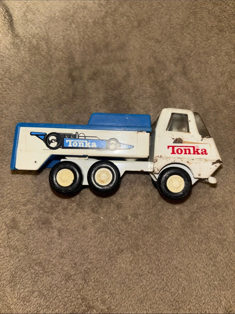 Vintage Tonka Race-Car Transporter